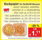 Backpapier für Heißluftfritteusen Angebote von quickpack bei Zimmermann Magdeburg für 1,11 €