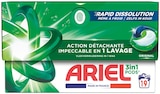 Lessive 3in1 pods - ARIEL - Colruyt à Bourg-en-Bresse Lessive 3in1 pods - ARIEL en promo chez Colruyt Bourg-en-Bresse à 6,96 €