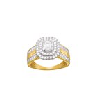 Bague Or 750 Millièmes Rhodié Et Diamants 1,04 Carat(1) dans le catalogue Auchan Hypermarché