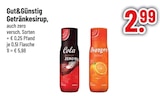 Getränkesirup im Trinkgut Prospekt Getränkesirup von Gut&Günstig im aktuellen Trinkgut Prospekt für 2,99 €