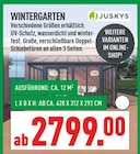 Wintergarten im Angebot bei Marktkauf in Voerde Wintergarten Angebote von Juskys bei Marktkauf Voerde für 2.799,00 €