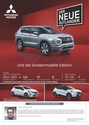 Aktueller Mitsubishi Werkstatt & Auto Prospekt in Höchstadt und Umgebung, "Mitsubishi Angebote" mit 8 Seiten, 22.03.2025 - 19.04.2025