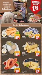 REWE Bratwurst im Prospekt 