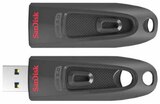 Ultra USB 3.0 64 GB 2er-Pack Flash-Laufwerk von SanDisk für 14,00 € bei MediaMarkt Saturn im Angebot Ultra USB 3.0 64 GB 2er-Pack Flash-Laufwerk von SanDisk im aktuellen MediaMarkt Saturn Prospekt