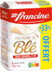 FARINE DE BLÉ FRANCINE - FRANCINE dans le catalogue Auchan Hypermarché