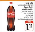Aktuelles Coca-Cola Angebot bei nah und gut in Ansbach ab 1,11 €