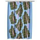 Duschvorhang Blattmuster blau/grün von BASTUA für 9,99 € bei IKEA im Angebot Duschvorhang Blattmuster blau/grün von BASTUA im aktuellen IKEA Prospekt
