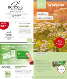 Aktueller LINDA Premiumapotheke Prospekt (München, 3 Seiten zum blättern LINDA Premiumapotheke Prospekt Aktuelle Angebote mit 3 Seiten