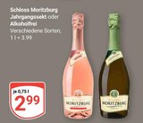 Jahrgangssekt Angebote von Schloss Moritzburg bei GLOBUS Neunkirchen für 2,99 €
