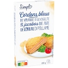 Cordons bleus de volaille - SIMPL dans le catalogue Carrefour