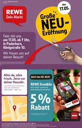 Aktueller REWE Supermärkte Prospekt für Paderborn: Dein Markt mit 32} Seiten, 13.05.2024 - 18.05.2024