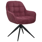 ARMLEHNSTUHL Sitzfläche 360° drehbar, inklusive Armlehnen, automatische Rückholfunktion Webstoff Rot von Johann Jakob im aktuellen XXXLutz Prospekt für 212,16 €