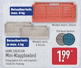 Mini-Klappbox Modell klein Angebote von Home Creation bei ALDI Nord Magdeburg für 1,99 €