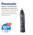Nasen- und Ohrhaartrimmer ER-GN33-H301 von Panasonic im aktuellen V-Markt Prospekt für 9,99 €