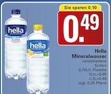 Mineralwasser bei WEZ im Minden Prospekt für 0,49 €