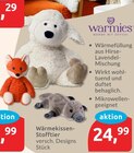 Wärmekissen-Stofftier im budni Prospekt Wärmekissen-Stofftier von Warmies im aktuellen budni Prospekt für 24,99 €