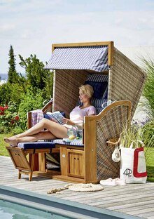 von sunfun Strandkorb 'TREND 120XL' von sunfun
