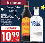 Aktuelles Kahlúa oder Absolut Vodka Angebot bei EDEKA in Wuppertal ab 10,99 €