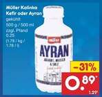 Aktuelles Kalinka Kefir oder Ayran Angebot bei Netto Marken-Discount in Reutlingen ab 0,89 €