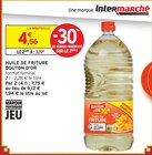Huile de friture - BOUTON D'OR - Intermarché Super à La Rochelle Huile de friture - BOUTON D'OR en promo chez Intermarché Super La Rochelle à 3,19 €