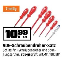 VDE-Schraubendreher-Satz bei OBI in Völklingen VDE-Schraubendreher-Satz im Angebot bei OBI Völklingen für 10,99 €