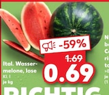 Ital. Wassermelone im Angebot bei Kaufland in Karlsruhe Ital. Wassermelone Angebote bei Kaufland Karlsruhe für 0,69 €