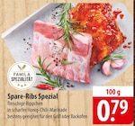 Aktuelles Famila Spezialität Spare-Ribs Spezial Angebot bei famila Nordost in Lübeck ab 0,79 €