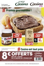 Catalogue Casino Shop "# Promos gourmandes !", 12 pages, à Gennevilliers, 22/01/2020 - 02/02/2020 Prospectus Casino Shop "# Promos gourmandes !", 12 pages, à Gennevilliers, 22/01/2020 - 02/02/2020