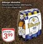 Alkoholfrei im Angebot bei GLOBUS in Weimar Alkoholfrei Angebote von Bitburger bei GLOBUS Weimar für 3,99 €