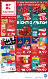 Kaufland Prospekt: "Aktuelle Angebote", 54 Seiten, 23.04.2026 - 29.04.2026