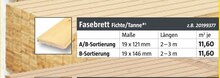 BAUHAUS Münster - Fasebrett Fichte/Tanne Fasebrett Fichte/Tanne Angebot bei BAUHAUS Münster im Prospekt "Handzettel KW 32"