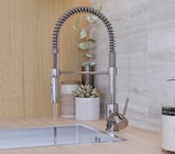 Mitigeur de cuisine avec douchette chromé TOMAS en promo chez Weldom Mulhouse à 69,90 €