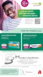 mea - meine apotheke Prospekt für Kirchhundem mit 4 Seiten mea - meine apotheke Prospekt für Kirchhundem: "Unsere Juni-Angebote", 4 Seiten, 01.06.2026 - 30.06.2026