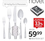 Besteck-Set im XXXLutz Möbelhäuser Prospekt Besteck-Set „Crafted“ von Novel im aktuellen XXXLutz Möbelhäuser Prospekt für 59,99 €