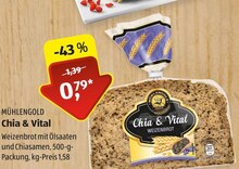 Chia & Vital bei ALDI SÜD in Gießen Chia & Vital im Angebot bei ALDI SÜD Gießen für 0,79 €