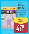Basmati-Reis XXL im ALDI Nord Prospekt Basmati-Reis XXL von BON-RI im aktuellen ALDI Nord Prospekt für 4,79 €