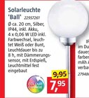 BAUHAUS Mühltal - Solarleuchte 'Ball' Solarleuchte 'Ball' Angebot bei BAUHAUS Mühltal im Prospekt Handzettel KW 31