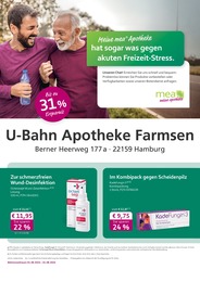 mea - meine apotheke Prospekt für Hamburg: "Unsere August-Angebote", 4 Seiten, 01.08.2024 - 31.08.2024