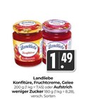 Aktuelles Konfitüre, Fruchtcreme, Gelee oder Aufstrich weniger Zucker Angebot bei Hieber in Freiburg (Breisgau) ab 1,49 €