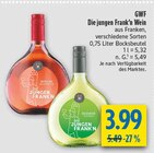 diska - Die jungen Frank'n Wein Angebot im Prospekt Die jungen Frank'n Wein bei diska im Prospekt "" für 3,99 €