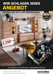 Multi Möbel Prospekt für Kyritz mit 12 Seiten Multi Möbel Prospekt "MÖBEL AKTIONSTAGE" für Kyritz, 12 Seiten, 15.11.2023 - 30.11.2023
