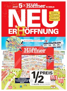 Höffner Prospekt JETZT 5x Höffner IN BERLIN mit  Seiten in Ahrensfelde und Umgebung
