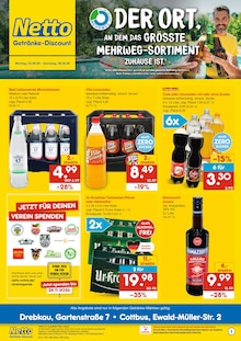 Ramazzotti im aktuellen Netto Marken-Discount Prospekt (Cottbus) Ramazzotti im Netto Marken-Discount Prospekt "DER ORT, AN DEM DU IMMER AUSGEZEICHNETE PREISE FINDEST." mit 6 Seiten (Cottbus)