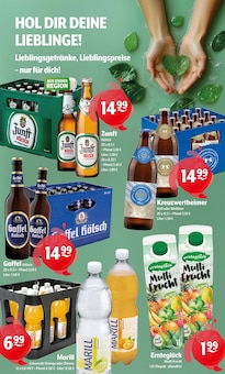 Saft im Getränke Hoffmann Prospekt "Aktuelle Angebote" mit 9 Seiten (Remscheid)