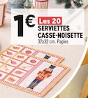 Serviettes casse-noisette dans le catalogue Centrakor