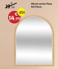 Miroir arche Thea en promo chez Maxi Bazar Boulogne-Billancourt à 14,99 €