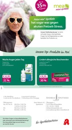 Aktueller mea - meine apotheke Apotheken Prospekt für Essenheim: Unsere Mai-Angebote mit 4} Seiten, 01.05.2026 - 31.05.2026