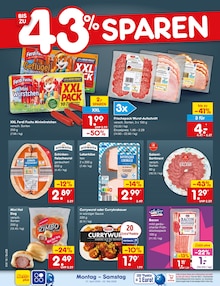 Wurst im Netto Marken-Discount Prospekt "Aktuelle Angebote" mit 69 Seiten (Essen)