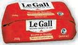 Beurre de Baratte Demi-sel 80% MG - Le Gall dans le catalogue Super U