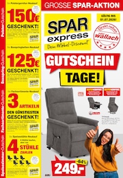 Aktueller Spar-Express Möbel & Einrichtung Prospekt für Unterlüß: GUTSCHEIN TAGE mit 4} Seiten, 09.06.2026 - 01.07.2026